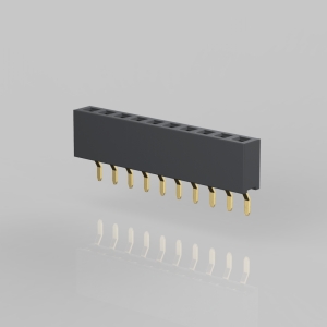 F303-KGN-D027-XX - 2.0 Female Header 臥貼 - Cherng Weei Technology Corp. 