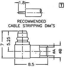 MMCX1182A1-3GT30G-.085-50 - R/A plug - Raison Enterprise Co., Ltd.