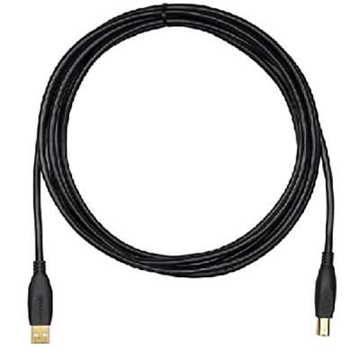 USB 2.0 Cable with A-B Male Connectors