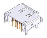 SB-XXF107160RAXX - SATA II 7P PITCH=1.27mm RIGHT ANGLE DIP WITH SHELL - Kendu Technology Co., Ltd.