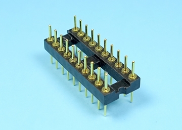 LICS254M030XX(N)GO - 2.54mm Machined Pin Header IC Socket (0.3 inch Wide) - LAI HENG TECHNOLOGY LTD.