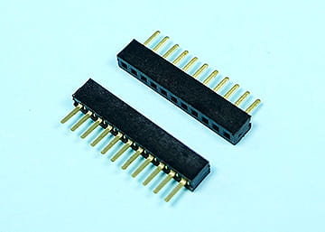 LPCB100ASG X2-1xXX - 1.00mm Female Header H:2.0 W:1.5 DIP:2.0 Straight Single Row   - LAI HENG TECHNOLOGY LTD.