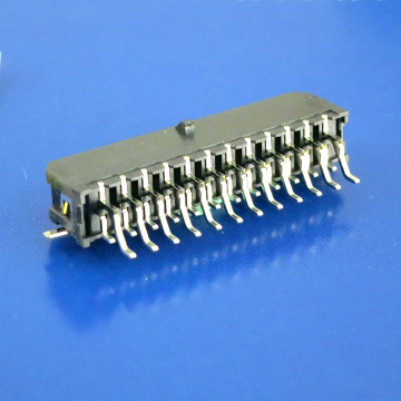 4312-Sxx2RF-RN - Wafer 3.0mm Dual Row Right Angle SMT Type With Solderable Fitting Nail - Leamax Enterprise Co., Ltd.