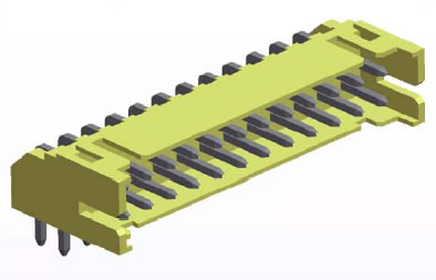 LM314 - 2.0mm Pitch Wafer Dual Row Right Angle Dip Type - Unicorn Electronics Components Co., Ltd.